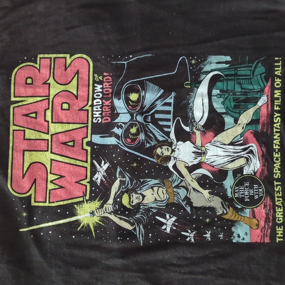 Star Wars Comic Book Ringer Top - image 3